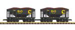 PIKO Set 2 Wagons de vrac B&O